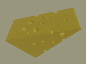 swiss cheese 3D Model