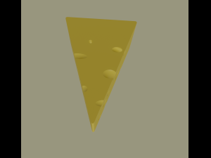 swiss cheese Modelo 3D