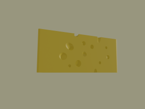 swiss cheese Modelo 3D