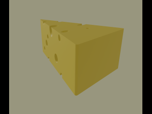 swiss cheese Modelo 3D