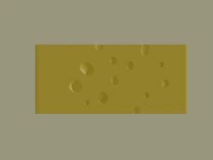swiss cheese 3D Model