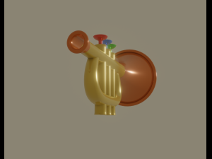 trumpet toy 3Dモデル