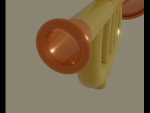 trumpet toy 3Dモデル