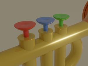 trumpet toy 3Dモデル