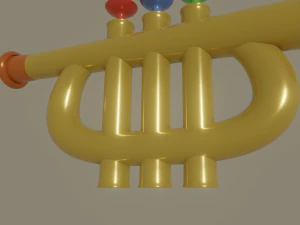 trumpet toy 3D Model