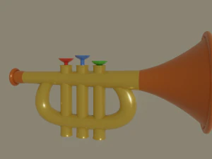 trumpet toy 3D Model