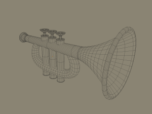 trumpet toy 3Dモデル
