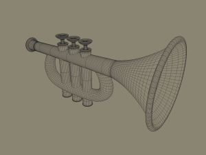 trumpet toy 3Dモデル