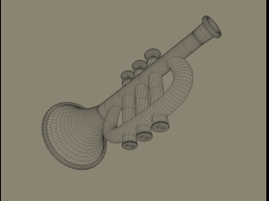 trumpet toy 3Dモデル