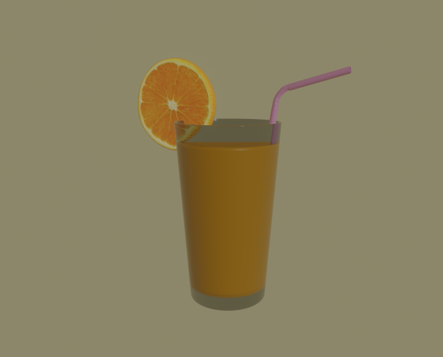 orange juice 3D Model .c4d .max .obj .3ds .fbx .stl .blend 