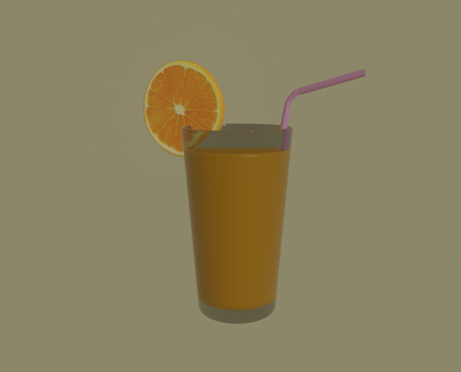 orange juice 3D Model .c4d .max .obj .3ds .fbx .stl .blend 