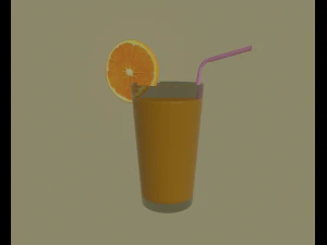 zumo de naranja Modelo 3D
