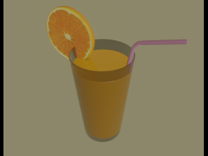 orange juice 3D Model
