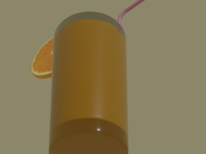 orange juice 3D Model