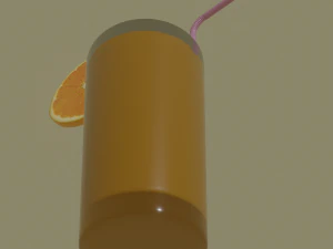 orange juice 3D Model