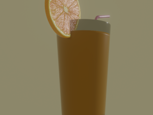 orange juice 3D Model