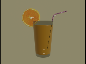 orange juice 3D Model