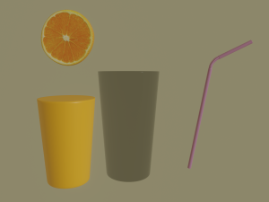 orange juice 3D Model