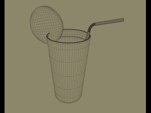 orange juice 3D Model