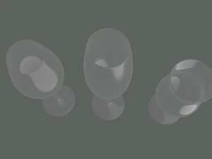 champagne glass 3D Model