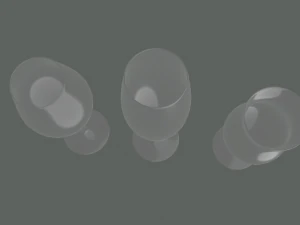 champagne glass 3D Model