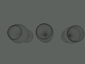 champagne glass 3D Модель