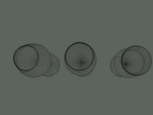 champagne glass 3D Model