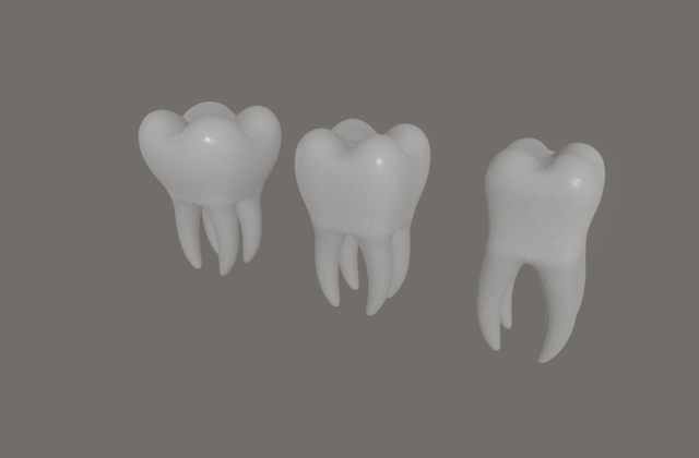tooth 3Dモデル .c4d .max .obj .3ds .fbx .stl .blend 