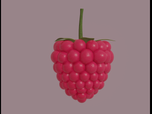 raspberry 3D मॉडल