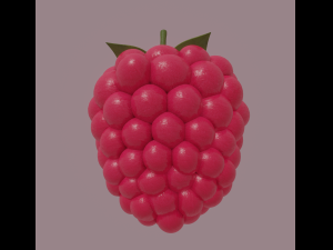 raspberry 3D मॉडल