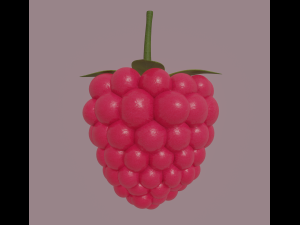 raspberry 3D मॉडल