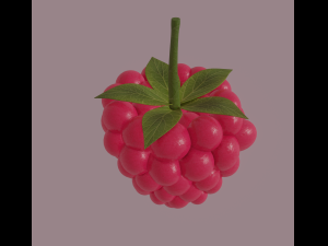 raspberry 3D मॉडल