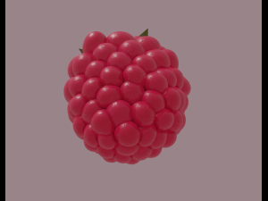 raspberry 3D मॉडल