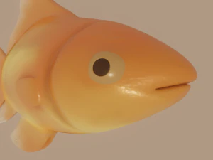 ikan mas Model 3D