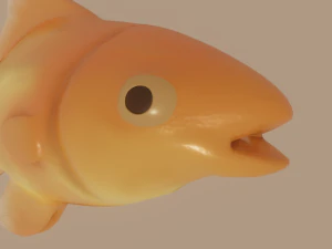 ikan mas Model 3D