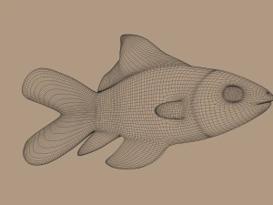 ikan mas Model 3D
