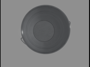steel bucket 3D Модель