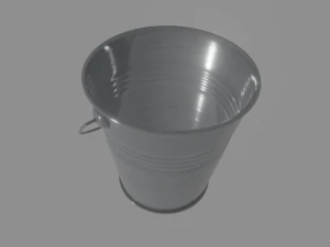 steel bucket 3D Model