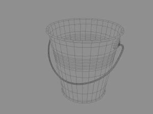 steel bucket 3D Model