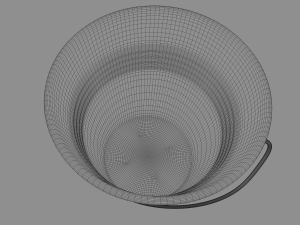 steel bucket 3D Модель