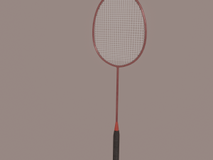 badminton racket 3D 模型