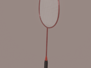 badminton racket 3D 模型