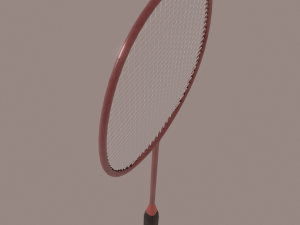 badminton racket 3D 模型