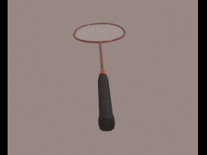 badminton racket 3D 模型
