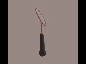badminton racket 3D 模型