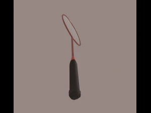 badminton racket 3D Model