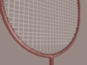 badminton racket 3D 模型