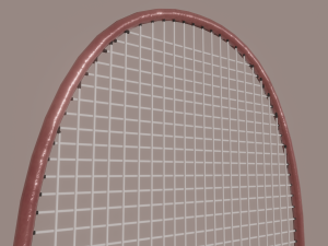 badminton racket 3D 模型