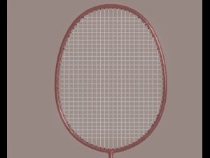 badminton racket 3D 模型