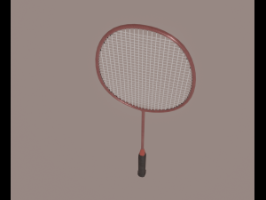 badminton racket 3D 模型
